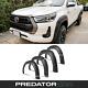 Matte Black Fender Flares Wide Arches Bolt Look For Toyota Hilux Mk9 2021+