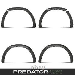 Matte Black Fender Flares Wide Wheel Arches For Toyota Hilux Revo Mk8 15-20