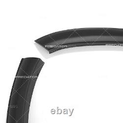 Matte Black Fender Flares Wide Wheel Arches For Toyota Hilux Revo Mk8 15-20