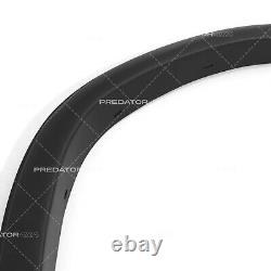 Matte Black Fender Flares Wide Wheel Arches For Toyota Hilux Revo Mk8 15-20