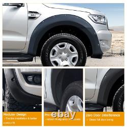 Matte Black Wheel Arches Extensions Wide Body Kit for Ford Ranger 2015-2018 T7