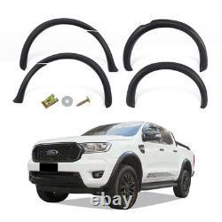 Matte Black Wheel Arches Wide Arch Kit For Ford Ranger T7 2015-2018 Slim Look Matte Black Wheel Arches Wide Arch Kit For Ford Ranger T7 2015-2018 Slim Look