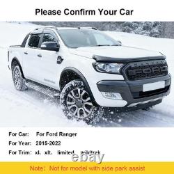 Matte Black Wheel Arches Wide Arch Kit For Ford Ranger T7 2015-2018 Slim Look Matte Black Wheel Arches Wide Arch Kit For Ford Ranger T7 2015-2018 Slim Look
