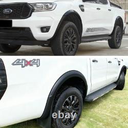 Matte Black Wheel Arches Wide Arch Kit For Ford Ranger T7 2015-2018 Slim Look Matte Black Wheel Arches Wide Arch Kit For Ford Ranger T7 2015-2018 Slim Look