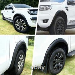 Matte Black Wheel Arches Wide Arch Kit For Ford Ranger T7 2015-2018 Slim Look Matte Black Wheel Arches Wide Arch Kit For Ford Ranger T7 2015-2018 Slim Look