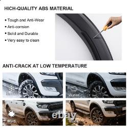 Matte Black Wheel Arches Wide Arch Kit For Ford Ranger T7 2015-2018 Slim Look Matte Black Wheel Arches Wide Arch Kit For Ford Ranger T7 2015-2018 Slim Look