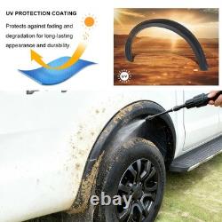 Matte Black Wheel Arches Wide Arch Kit For Ford Ranger T7 2015-2018 Slim Look Matte Black Wheel Arches Wide Arch Kit For Ford Ranger T7 2015-2018 Slim Look