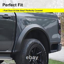 Matte Black Wheel Arches Wide Oem Look Fits Ford Ranger 2023-2025 T9 Fenders