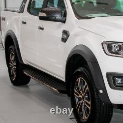 Matte Black Wide Arch Kit Wheel Arches For Ford Ranger Wildtrak 2019-2022