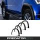 Matte Black Wide Arches Fender Flares Smooth Style For Toyota Hilux Mk8 2015+