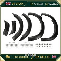 Matte Black Wide Wheel Arch Fender Flare Body Kit For Ford Ranger T7 T8 2015-22