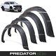 Matte Black Wide Wheel Arch Fender Flares With Leds For Ford Ranger T7 T8 15-22