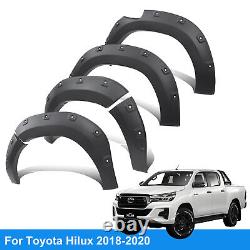 Matte Black Wide Wheel Arches Body Kit for Toyota Hilux Invincible X 2018-2020