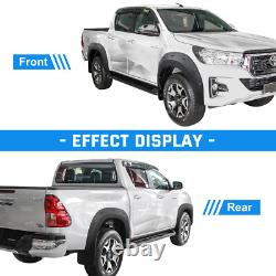 Matte Black Wide Wheel Arches Body Kit for Toyota Hilux Invincible X 2018-2020