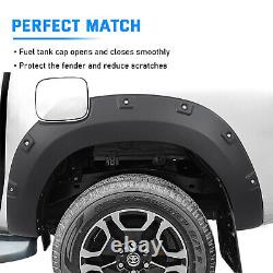 Matte Black Wide Wheel Arches Body Kit for Toyota Hilux Invincible X 2018-2020