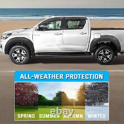 Matte Black Wide Wheel Arches Body Kit for Toyota Hilux Invincible X 2018-2020