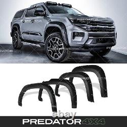 Matte Black Wide Wheel Arches Bolt On Look Fender Flares For Vw Amarok Mk2 2023+