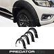 Matte Black Wide Wheel Arches Fender Flare Kit For Nissan Navara D23 Np300 15-20