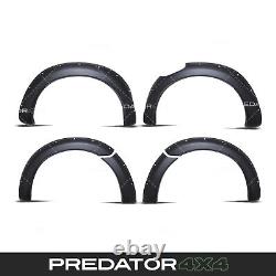 Matte Black Wide Wheel Arches Fender Flares Body Kit For Isuzu D-max Rg 2024+