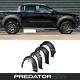 Matte Black Wide Wheel Arches Fender Flares Kit For Ford Ranger T9 Tremor 2023+