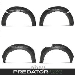 Matte Black Wide Wheel Arches Fender Flares Kit For Ford Ranger T9 Tremor 2023+