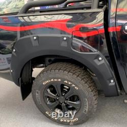 Matte Black Wide Wheel Arches Kit for Nissan Navara NP300 D23 2015-2020 AD BLUE