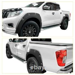 Matte Black Wide Wheel Arches Kit for Nissan Navara NP300 D23 2015-2020 AD BLUE