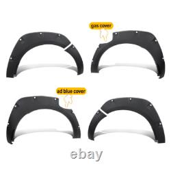 Matte Black Wide Wheel Arches Kit for Nissan Navara NP300 D23 2015-2020 AD BLUE