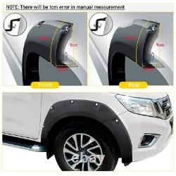 Matte Black Wide Wheel Arches Kit for Nissan Navara NP300 D23 2015-2020 AD BLUE