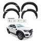Matte Black Wide Wheel Arches With Sensor Holes For Ford Ranger T8 2018-2021
