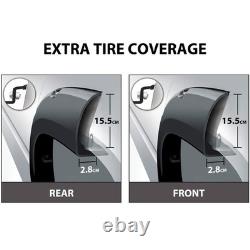 Matte Black Wide Wheel Arches With Sensor Holes For Ford Ranger T8 2018-2021