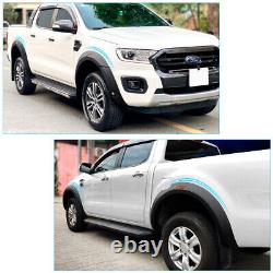 Matte Black for Ford Ford Ranger 2015-2022 Wildtrak Raptor Wide Wheel Arches Kit