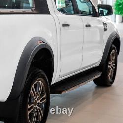 Matte Black for Ford Ford Ranger 2015-2022 Wildtrak Raptor Wide Wheel Arches Kit