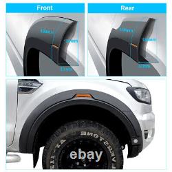 Matte Black for Ford Ford Ranger 2015-2022 Wildtrak Raptor Wide Wheel Arches Kit