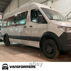 Mercedes Sprinter VS30 2018+ Wheel Arch Trims Fender Flares Wide Arches