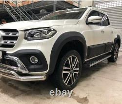 Mercedes X-Class Pickup Wide Wheel Arch kit Smooth Matte Black