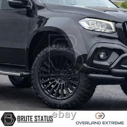 Mercedes X-Class Wide Arch Kit Smooth Gloss Black (Overland Extreme)
