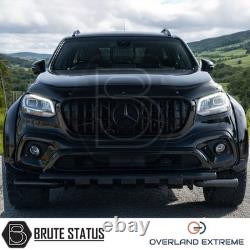 Mercedes X-Class Wide Arch Kit Smooth Gloss Black (Overland Extreme)