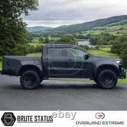 Mercedes X-Class Wide Arch Kit Smooth Gloss Black (Overland Extreme)
