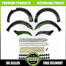 Mitsubishi L200 Series 6 2019 onwards Wide Wheel Arch Kit Matt Black Bolt Look