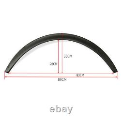 New 2.75/70mm Universal Flexible Car Body Wheel Fender Flares Extra Wide Arches