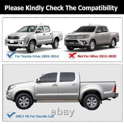 OFFROAD Wide Body Wheel Arches Matte Black For Toyota Hilux 2005-2014 Double Cab