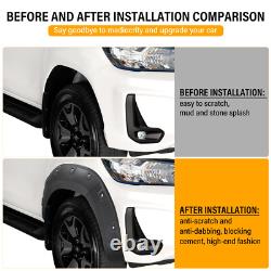 Off-road Wide Wheel Arches Fender Flares For Toyota Hilux Mk9 2021-2025 4doors