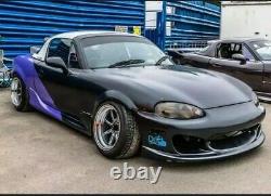 PHANTOM DESIGNS Mazda Mx5 MK2 MK2.5 FRONT + REARS 25mm Wide Arch Over fenders