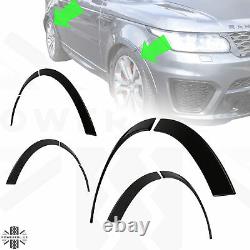 Painted Black SVR Style wheel arch spat for RangeRover Sport L494 wide extention