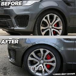 Painted Black SVR Style wheel arch spat for RangeRover Sport L494 wide extention