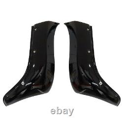 Pair of Front Lower Wide Arch Kit Gloss Black Fits Ford Ranger T7 2016-2019