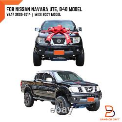 Pocket Black Fender Flare Arches For NISSAN NAVARA D40 WIDEBODY 4DOOR DUAL CAB