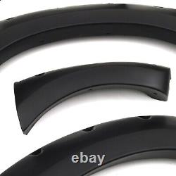 RD2536 60mm MATTE BLACK WIDE WHEEL ARCHES FENDER FLARE KIT FOR ISUZU D-MAX 12-15