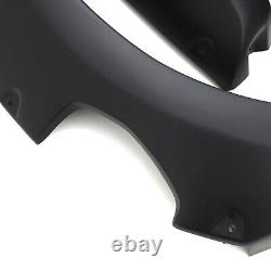 RD2536 60mm MATTE BLACK WIDE WHEEL ARCHES FENDER FLARE KIT FOR ISUZU D-MAX 12-15